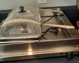 Hot plate to use with included servers or with your own 