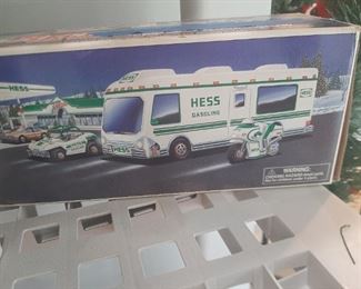 Collectible Hess Medivac with dune buggy and motor scooter