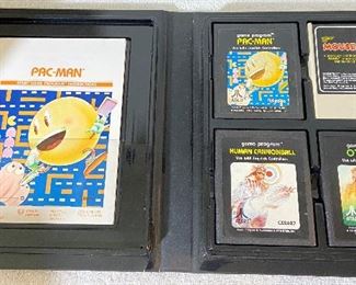 Lot 4 Atari Games With Carry Case and Manuals  