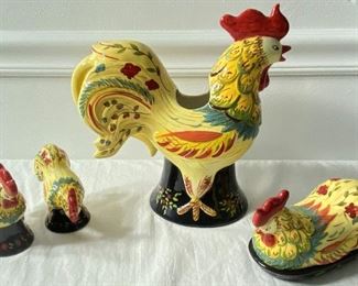 April Cornell Provence Rooster Set