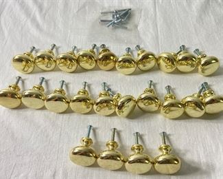 24 Liberty Logan Polished Brass Cabinet Knobs