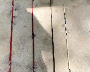 Lot 4 Vintage Fishing Poles