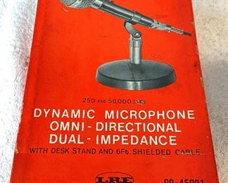 Vintage Lafayette LRE 99-45981 Dynamic Microphone