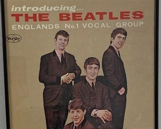 Introducing The Beatles - Vee Jay - Stereophonic Framed Album