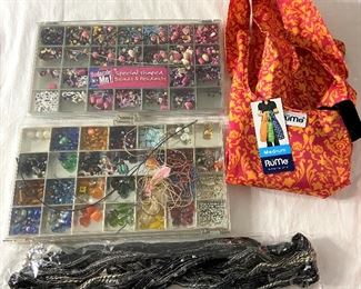 Beading Lot and RuMe Tote