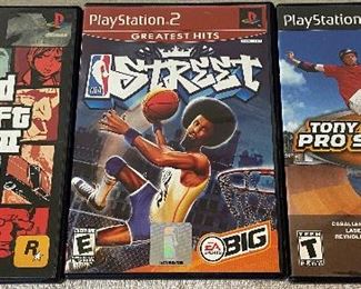 Lot 3 PlayStation 2 Games With Manuals