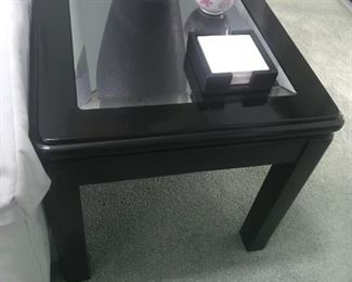 Glass Top End Table $ 60.00
