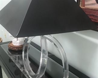 Lucite Design Lamp $ 48.00