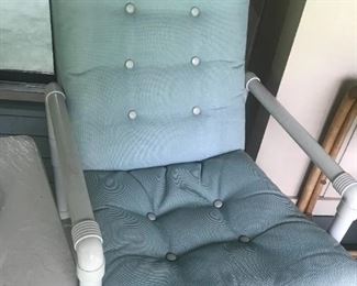 PVC Chair / Ottoman $ 60.00