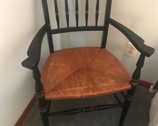 Antique Straw Seat Chair $ 46.00