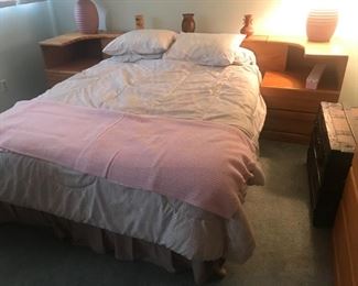 Bed with built in end tables $ 400.00