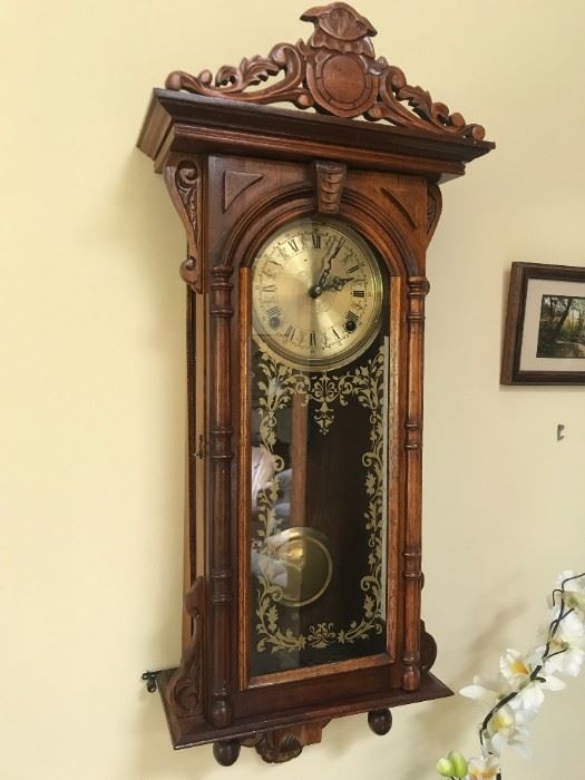 Antique Wall Clock $ 80.00