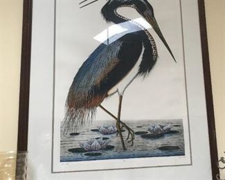 Dan Mitra "Louisiana Heron" - Signed / numbered $ 580.00