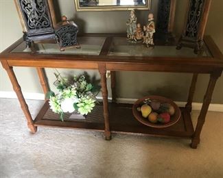 Glass Top Foyer Table $ 114.00