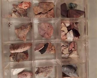 arrowheads and pieces