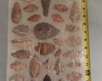 35 arrowheads