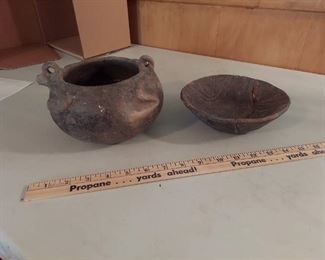 2 Pot / Bowl - Have Been Repaired
