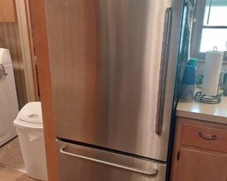GE Profile Refrigerator with Bottom Freezer - Contents Not Included