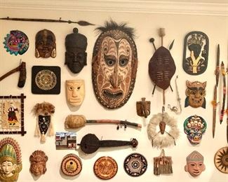 Extensive mask collection  - see individual photos for prices and descriptions 