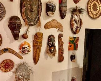 Extensive mask collection - see individual photos for prices and descriptions