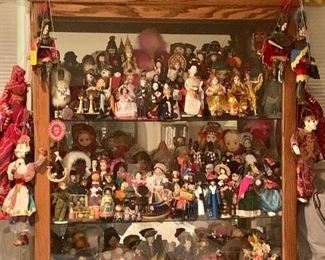 Extensive doll collection overview $595 ALL 