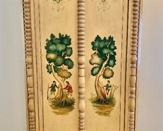 Detail - Trouvilles painted armoire 