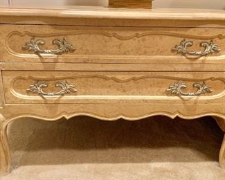 $450 - Queen Anne style console table #2 - 21" H, 33" W, 21.5" D.