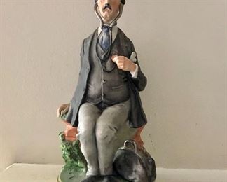 $45 "The Doctor" ceramic figure.  6" H, 4" diam. 