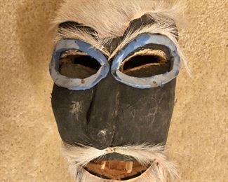 $50  Bolivia wood mask.  10" H, 7" W. 