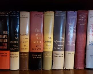 Set of Will Durant "The Story of Civilization" Series 