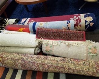 Multiple area rugs