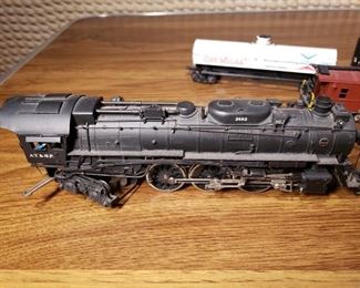 Tenshodo 3463 ATSF 4-6-4 Brass Steam Engine Train