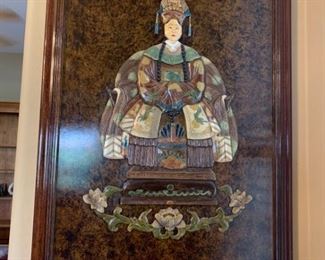 Another Asian Soapstone Inlay Art Piece