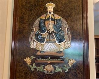 Asian Soapstone Inlay Art