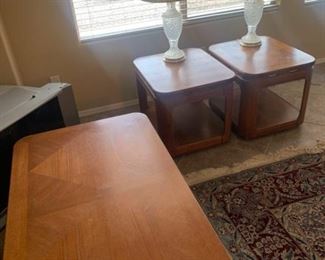 Coffee table and Two End Tables