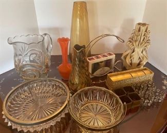 Napoleon holders, glassware and more