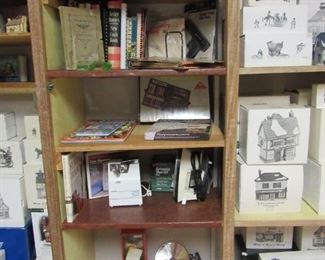 Old cookbooks, vintage tins.