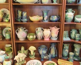 More Roseville, Weller, McCoy and Hull pottery