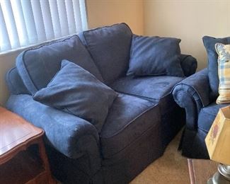 2 seater matching larger sofa - 
