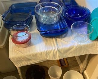 Blue pyrex and more