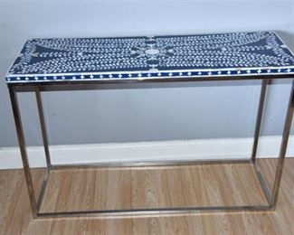 30. Tile Top Console Table