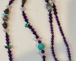 Amethyst & Turquoise Necklace