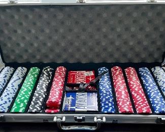 Poker chip set