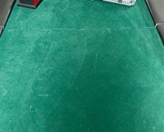 Folding poker table