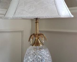 Waterford Pineapple Crystal Lamp