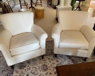 Pair of matching armchairs