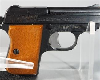 Armi Tanfolio Giuseppe / Excam GT 27 .25 ACP Pistol SN# M160677, 4 Total Mags