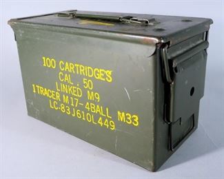 Remington 30-30 Win Ammo, Approx 7 Rds, 9 Empty Brass, And Metal Ammo Can