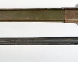 US M-1917 Bayonet And Sheath, 17" Blade, Marked With Army Ordnance Ball & Flame, Eagle, X, US, And 1917