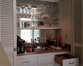 All barware is half off